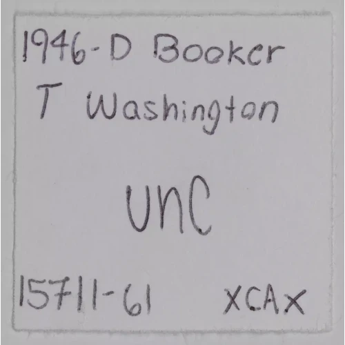 Classic Commemorative Silver--- Booker T. Washington Memorial 1946-1951-Silver- 0.5 Dollar (3)