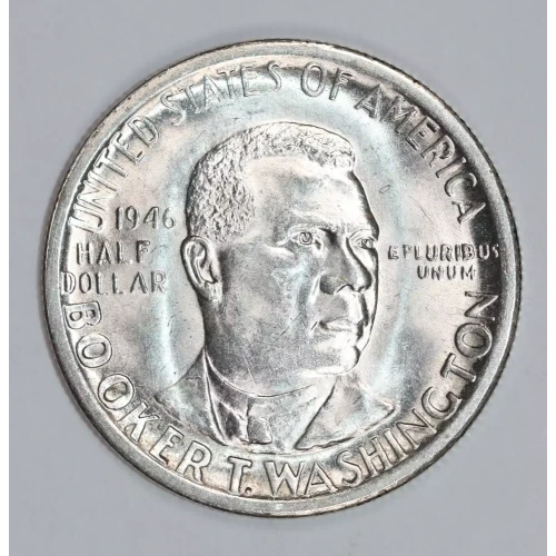 Classic Commemorative Silver--- Booker T. Washington Memorial 1946-1951-Silver- 0.5 Dollar
