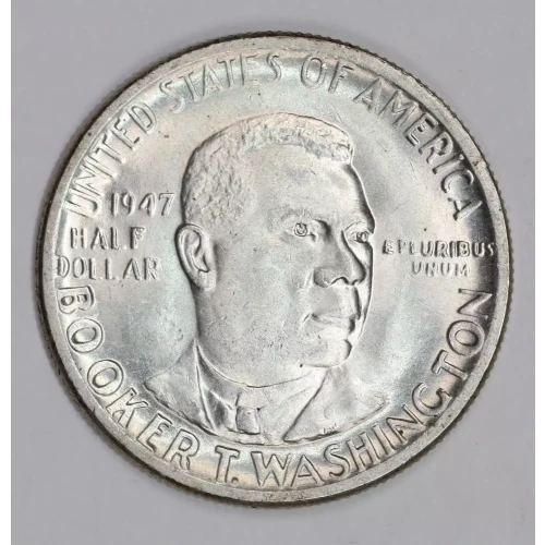 Classic Commemorative Silver--- Booker T. Washington Memorial 1946-1951-Silver- 0.5 Dollar