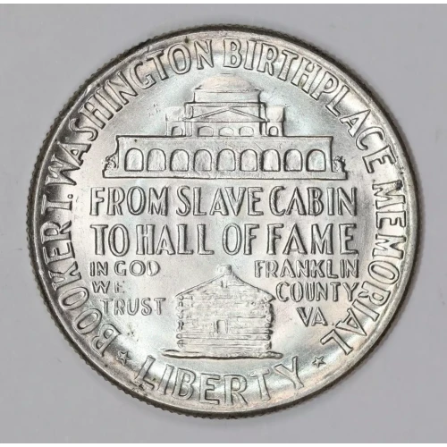 Classic Commemorative Silver--- Booker T. Washington Memorial 1946-1951-Silver- 0.5 Dollar (2)