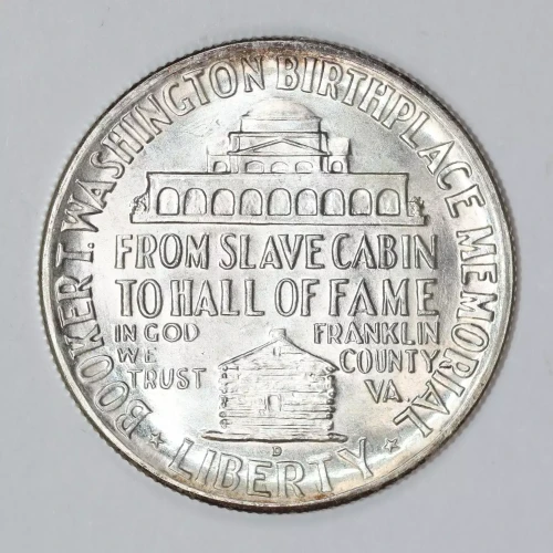 Classic Commemorative Silver--- Booker T. Washington Memorial 1946-1951-Silver- 0.5 Dollar