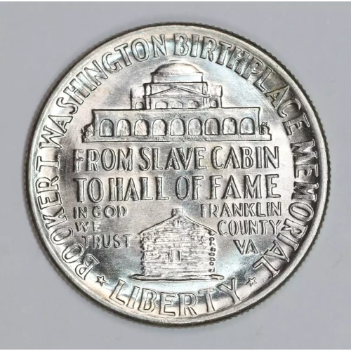 Classic Commemorative Silver--- Booker T. Washington Memorial 1946-1951-Silver- 0.5 Dollar