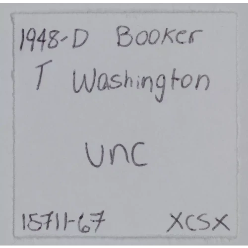 Classic Commemorative Silver--- Booker T. Washington Memorial 1946-1951-Silver- 0.5 Dollar (3)