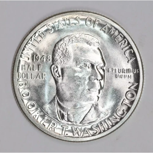 Classic Commemorative Silver--- Booker T. Washington Memorial 1946-1951-Silver- 0.5 Dollar