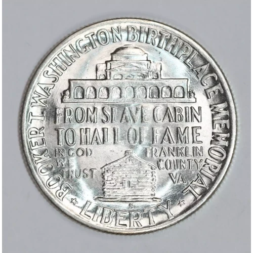 Classic Commemorative Silver--- Booker T. Washington Memorial 1946-1951-Silver- 0.5 Dollar (2)