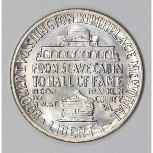 Classic Commemorative Silver--- Booker T. Washington Memorial 1946-1951-Silver- 0.5 Dollar