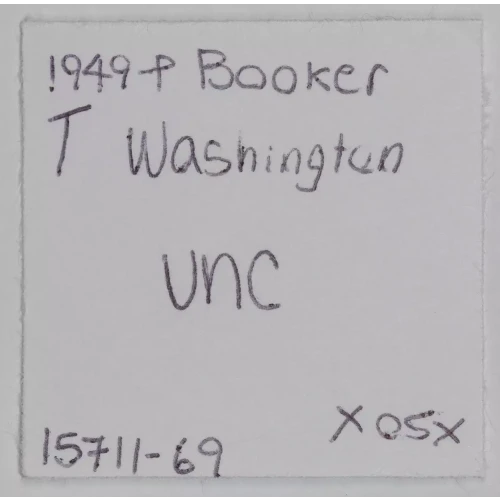 Classic Commemorative Silver--- Booker T. Washington Memorial 1946-1951-Silver- 0.5 Dollar