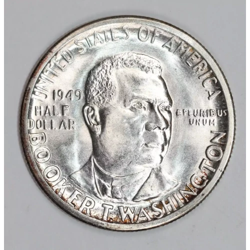 Classic Commemorative Silver--- Booker T. Washington Memorial 1946-1951-Silver- 0.5 Dollar