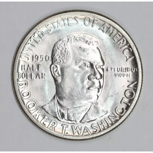 Classic Commemorative Silver--- Booker T. Washington Memorial 1946-1951-Silver- 0.5 Dollar