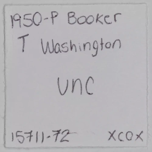 Classic Commemorative Silver--- Booker T. Washington Memorial 1946-1951-Silver- 0.5 Dollar (3)