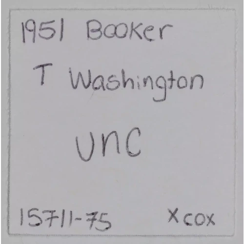 Classic Commemorative Silver--- Booker T. Washington Memorial 1946-1951-Silver- 0.5 Dollar (3)