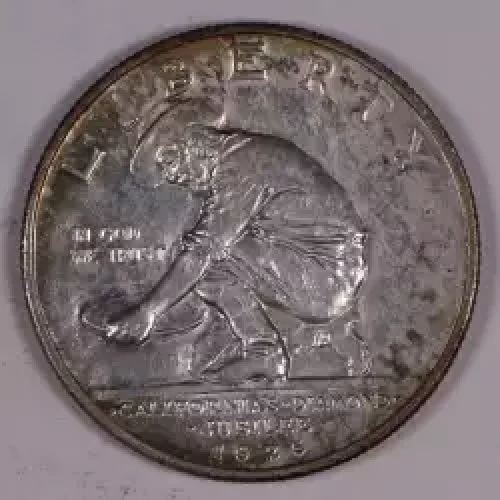 Classic Commemorative Silver--- California Diamond Jubilee 1925 -Silver- 0.5 Dollar