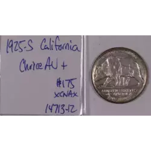 Classic Commemorative Silver--- California Diamond Jubilee 1925 -Silver- 0.5 Dollar