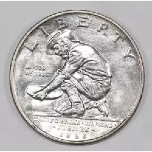 Classic Commemorative Silver--- California Diamond Jubilee 1925 -Silver- 0.5 Dollar