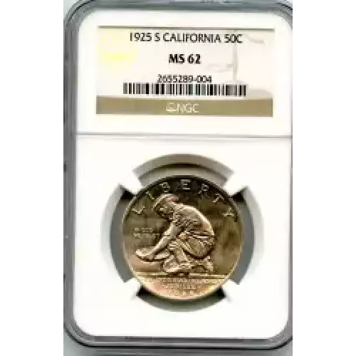 Classic Commemorative Silver--- California Diamond Jubilee 1925 -Silver- 0.5 Dollar (3)