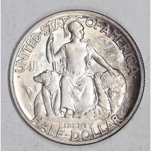 Classic Commemorative Silver--- California Diamond Jubilee 1925 -Silver- 0.5 Dollar