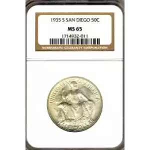 Classic Commemorative Silver--- California Pacific International Exposition 1935-1936-Silver- 0.5 Dollar (3)