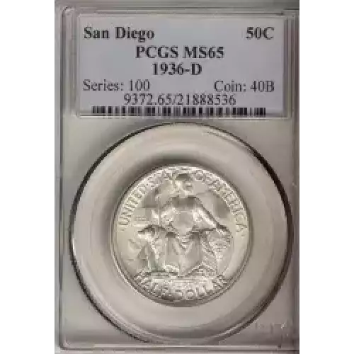 Classic Commemorative Silver--- California Pacific International Exposition 1935-1936-Silver- 0.5 Dollar (3)