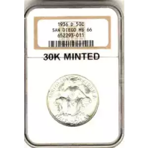 Classic Commemorative Silver--- California Pacific International Exposition 1935-1936-Silver- 0.5 Dollar (3)