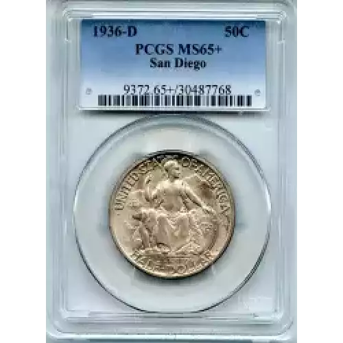 Classic Commemorative Silver--- California Pacific International Exposition 1935-1936-Silver- 0.5 Dollar (3)