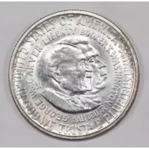 Classic Commemorative Silver---Carver/Washington Commemorative 1951-1954-Silver- 0.5 Dollar