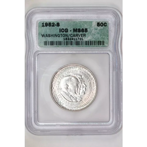Classic Commemorative Silver---Carver/Washington Commemorative 1951-1954-Silver- 0.5 Dollar