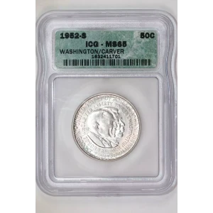 Classic Commemorative Silver---Carver/Washington Commemorative 1951-1954-Silver- 0.5 Dollar