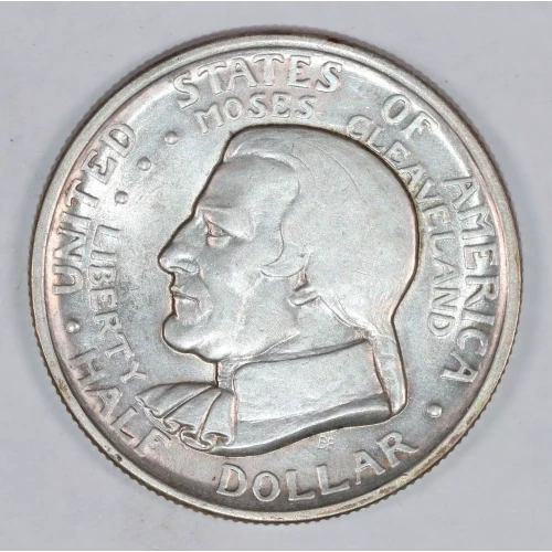 Classic Commemorative Silver--- Cleveland Centennial / Great Lakes Exposition 1936 -Silver- 0.5 Dollar