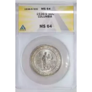 Classic Commemorative Silver--- Columbia, South Carolina, Sesquicentennial 1936 -Silver- 0.5 Dollar