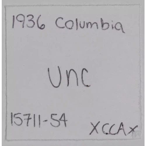 Classic Commemorative Silver--- Columbia, South Carolina, Sesquicentennial 1936 -Silver- 0.5 Dollar (3)