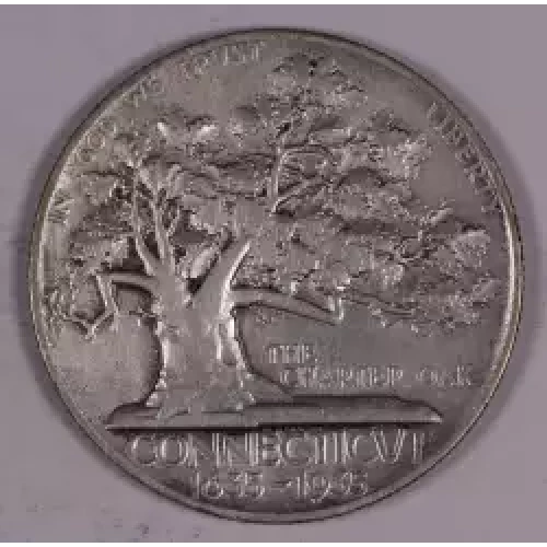 Classic Commemorative Silver--- Connecticut Tercentenary 1935 -Silver- 0.5 Dollar