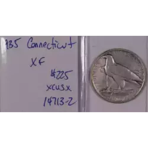 Classic Commemorative Silver--- Connecticut Tercentenary 1935 -Silver- 0.5 Dollar (2)