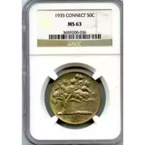 Classic Commemorative Silver--- Connecticut Tercentenary 1935 -Silver- 0.5 Dollar (3)