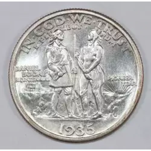 Classic Commemorative Silver--- Daniel Boone Bicentennial 1934-1938-Silver- 0.5 Dollar