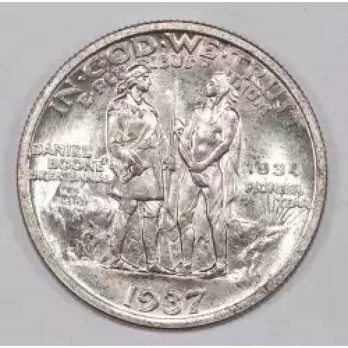 Classic Commemorative Silver--- Daniel Boone Bicentennial 1934-1938-Silver- 0.5 Dollar