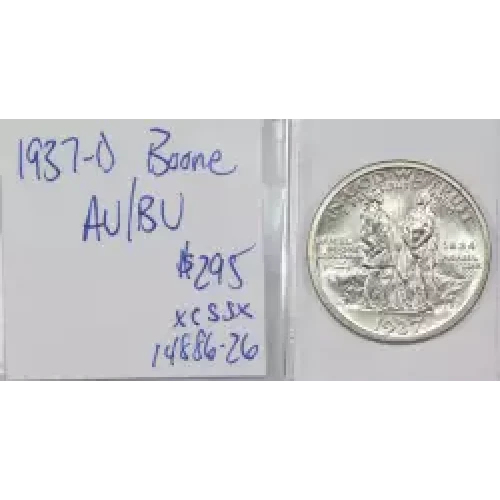 Classic Commemorative Silver--- Daniel Boone Bicentennial 1934-1938-Silver- 0.5 Dollar