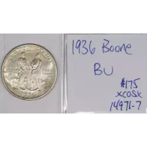 Classic Commemorative Silver--- Daniel Boone Bicentennial 1934-1938-Silver- 0.5 Dollar