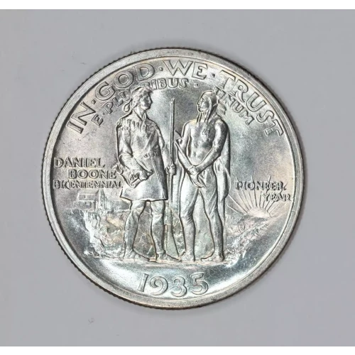 Classic Commemorative Silver--- Daniel Boone Bicentennial 1934-1938-Silver- 0.5 Dollar (2)