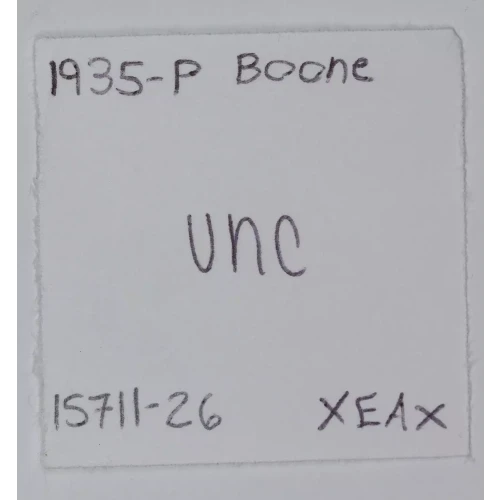 Classic Commemorative Silver--- Daniel Boone Bicentennial 1934-1938-Silver- 0.5 Dollar (3)