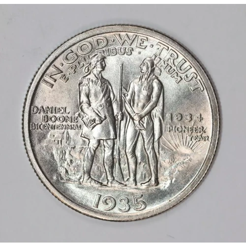 Classic Commemorative Silver--- Daniel Boone Bicentennial 1934-1938-Silver- 0.5 Dollar (2)