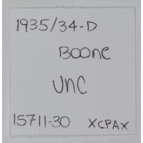 Classic Commemorative Silver--- Daniel Boone Bicentennial 1934-1938-Silver- 0.5 Dollar (3)