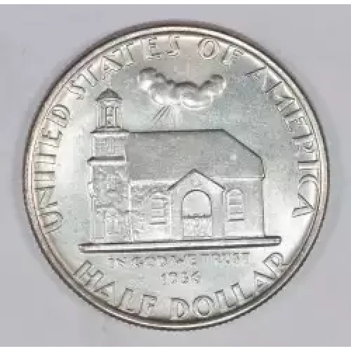 Classic Commemorative Silver--- Delaware Tercentenary 1936 -Silver- 0.5 Dollar