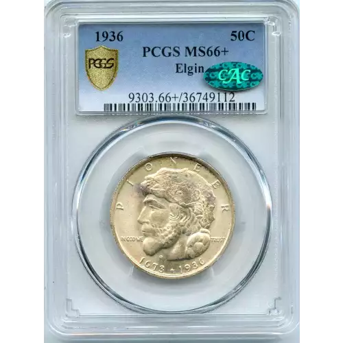 Classic Commemorative Silver--- Elgin, Illinois, Centennial 1936 -Silver- 0.5 Dollar (3)