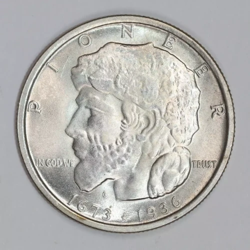 Classic Commemorative Silver--- Elgin, Illinois, Centennial 1936 -Silver- 0.5 Dollar