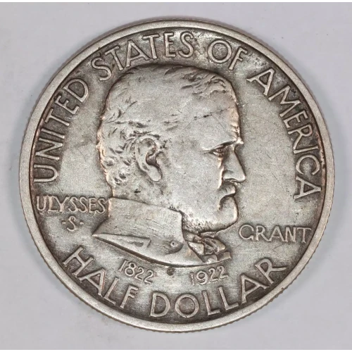 Classic Commemorative Silver--- Grant Memorial 1922 -Silver- 0.5 Dollar