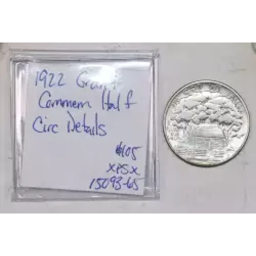 Classic Commemorative Silver--- Grant Memorial 1922 -Silver- 0.5 Dollar