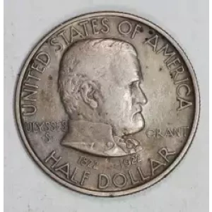 Classic Commemorative Silver--- Grant Memorial 1922 -Silver- 0.5 Dollar
