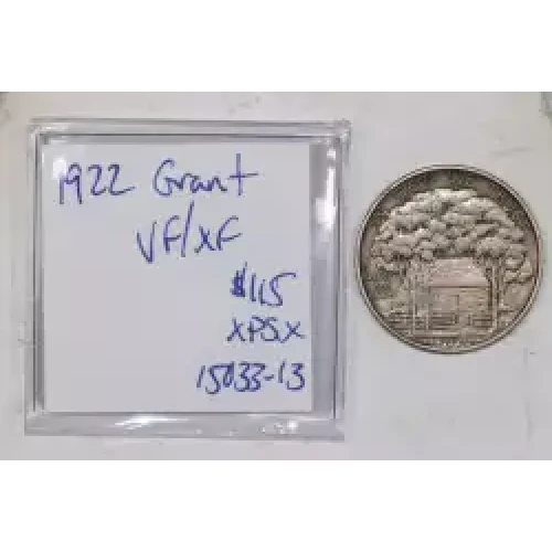 Classic Commemorative Silver--- Grant Memorial 1922 -Silver- 0.5 Dollar