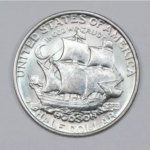 Classic Commemorative Silver--- Hudson, New York, Sesquicentennial 1935 -Silver- 0.5 Dollar (2)