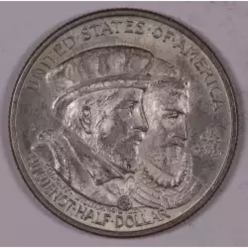 Classic Commemorative Silver--- Huguenot - Walloon Tercentenary 1924 -Silver- 0.5 Dollar